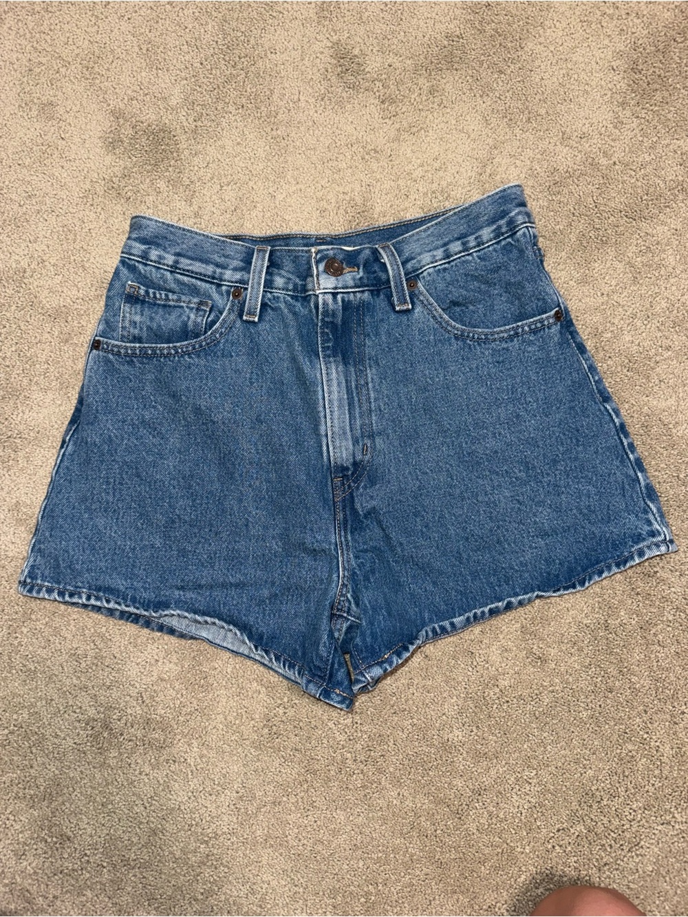 High waisted mom shorts